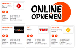Online TV-programma's opnemen